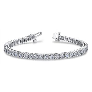 Lab-Grown Diamond Tennis Bracelet 10 CTTW