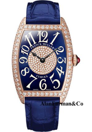 Franck Muller 18K RG Model 1752 QZ D 1P 5N BLUE