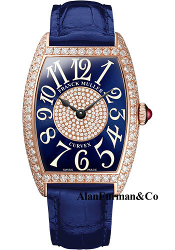 Franck Muller 18K RG Model 1752 QZ D 1P 5N BLUE