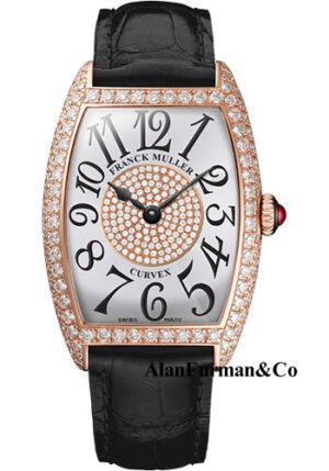 Franck Muller 18K RG Model 1752 QZ D 1P 5N WHITE BLACK