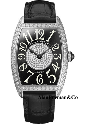 Franck Muller 18K WG Model 1752 QZ D 1P OG BLACK