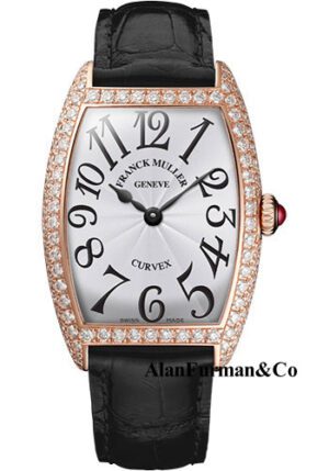 Franck Muller 18K RG Model 1752 QZ D 5N WHITE BLACK
