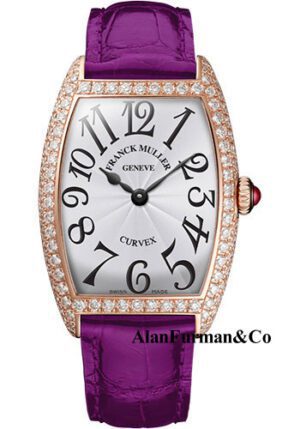 Franck Muller 18K RG Model 1752 QZ D 5N WHITE PURPLE