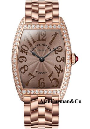 Franck Muller 18K RG Model 1752 QZ D O 5N CHOCOLATE