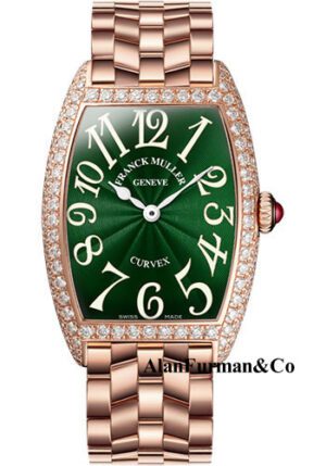 Franck Muller 18K RG Model 1752 QZ D O 5N GREEN