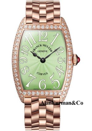 Franck Muller 18K RG Model 1752 QZ D O 5N PASTEL GREEN