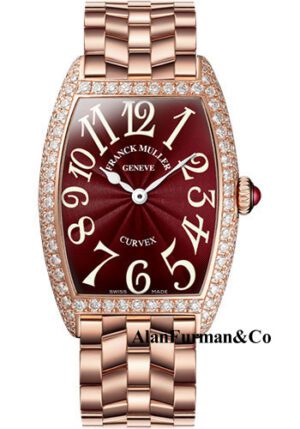 Franck Muller 18K RG Model 1752 QZ D O 5N RED