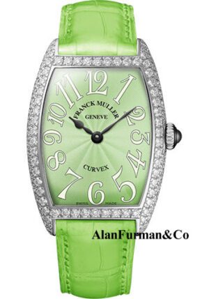 Franck Muller 18K WG Model 1752 QZ D OG PASTEL GREEN