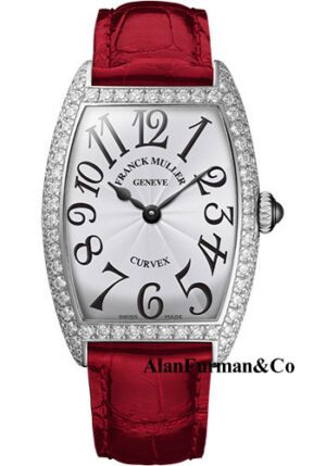 Franck Muller 18K WG Model 1752 QZ D OG WHITE RED