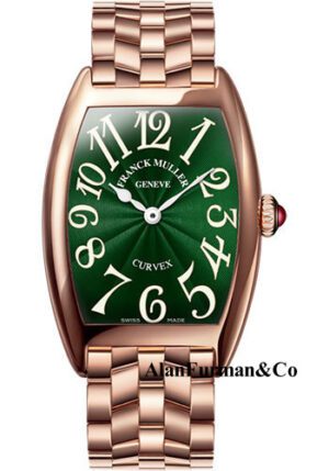 Franck Muller 18K RG Model 1752 QZ O 5N GREEN
