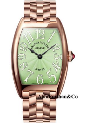 Franck Muller 18K RG Model 1752 QZ O 5N PASTEL GREEN