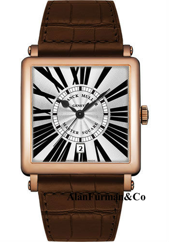 Franck Muller 18K RG Model 6000 H SC DT R 5N White Brown