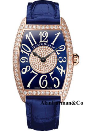 Franck Muller 18K RG Model 7502 QZ D 1P 5N BLUE