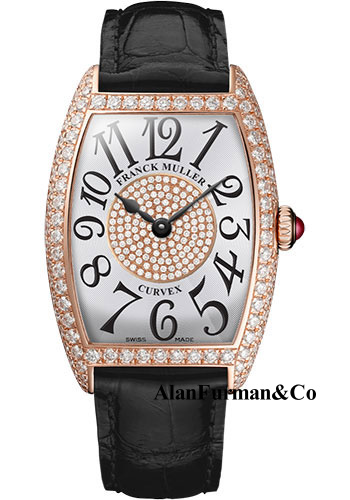 Franck Muller 18K RG Model 7502 QZ D 1P 5N WHITE BLACK
