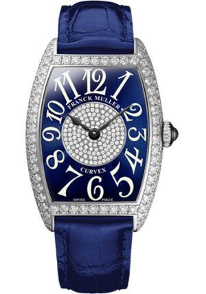 Franck Muller Platinum Model 7502 QZ D 1P PT BLUE