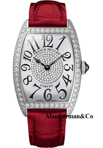 Franck Muller Platinum Model 7502 QZ D 1P PT WHITE RED