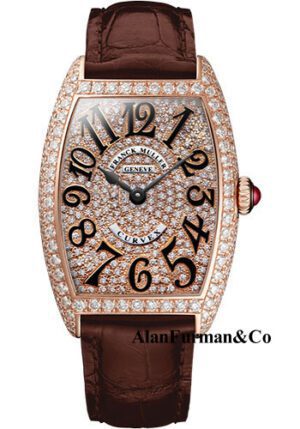 Franck Muller 18K RG Model 7502 QZ D CD 5N BROWN