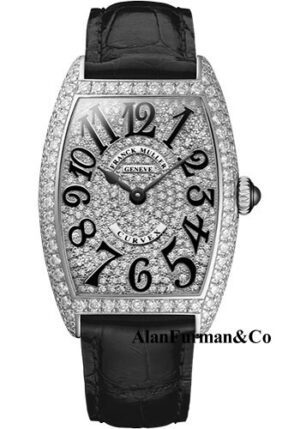 Franck Muller 18K WG Model 7502 QZ D CD OG BLACK