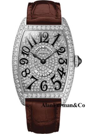 Franck Muller 18K WG Model 7502 QZ D CD OG BROWN