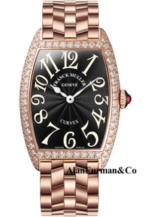 Franck Muller 18K RG Model 7502 QZ D O 5N BLACK