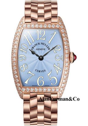 Franck Muller 18K RG Model 7502 QZ D O 5N PASTEL BLUE