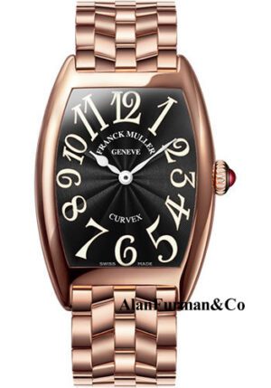Franck Muller 18K RG Model 7502 QZ O 5N BLACK