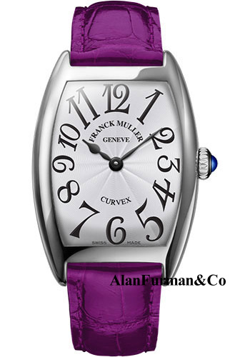 Franck Muller 18K WG Model 7502 QZ OG WHITE PURPLE
