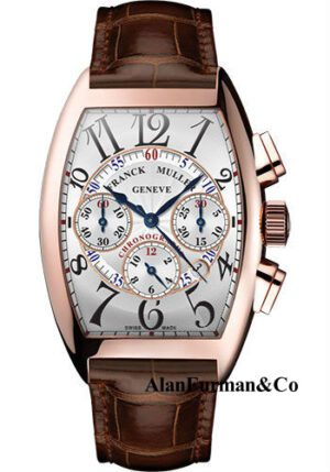 Franck Muller 18K RG Model 8880 CC AT 5N WHITE BROWN