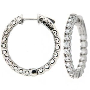 Diamond Earrings 14K WG 2.46cttw Model AFC-E913-CE