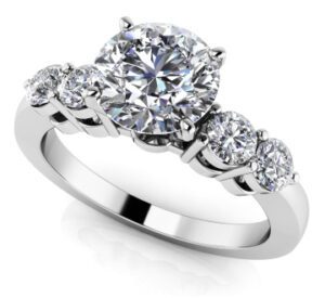 Diamond Setting 14K White Gold .35cttw Model AFC-MS112-E