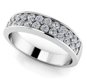 Diamond Ring 14K White Gold .55cttw Model AFC-MS122-W