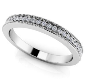 Diamond Ring 14K White Gold .15cttw Model AFC-MS142-W