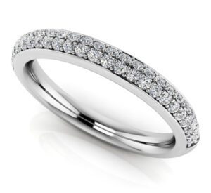 Diamond Ring 14K White Gold .40cttw Model AFC-MS218-W