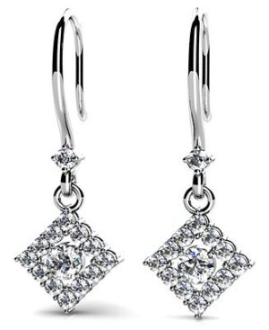 Diamond Earrings 14K WG .91cttw Model AFC-SE867