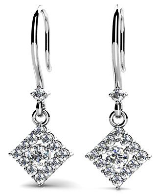 Diamond Earrings 14K WG .91cttw Model AFC-SE867