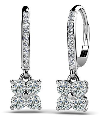 Diamond Earrings 14K WG 1.14cttw Model AFC-SE891