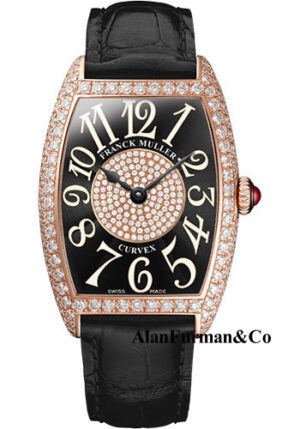 Franck Muller 18K RG Model 1752 QZ D 1P 5N BLACK