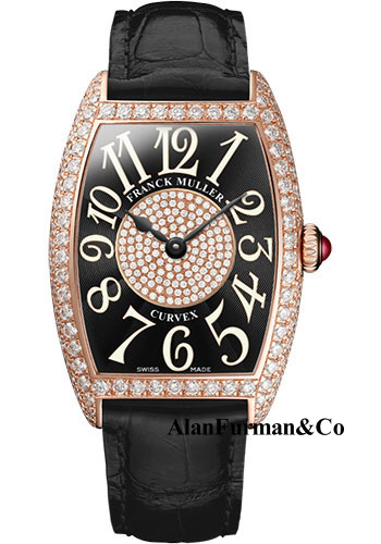 Franck Muller 18K RG Model 1752 QZ D 1P 5N BLACK
