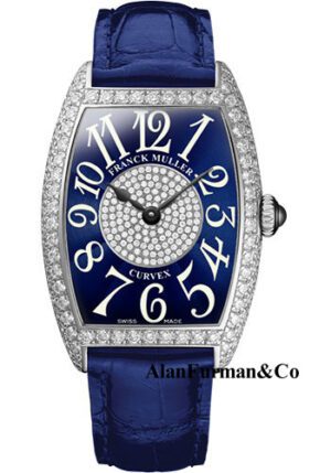 Franck Muller Platinum Model 1752 QZ D 1P PT BLUE