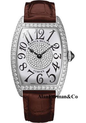 Franck Muller Platinum Model 1752 QZ D 1P PT WHITE BROWN
