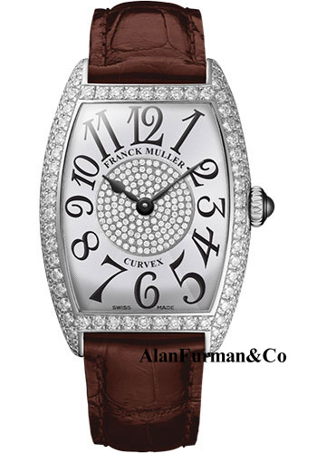Franck Muller Platinum Model 1752 QZ D 1P PT WHITE BROWN
