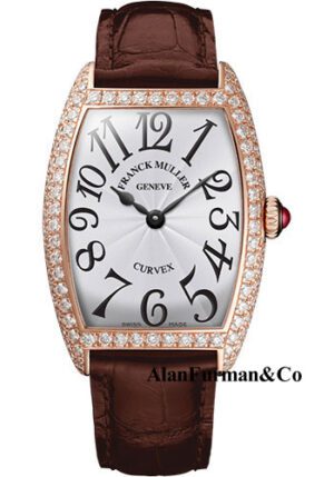 Franck Muller 18K RG Model 1752 QZ D 5N WHITE BROWN