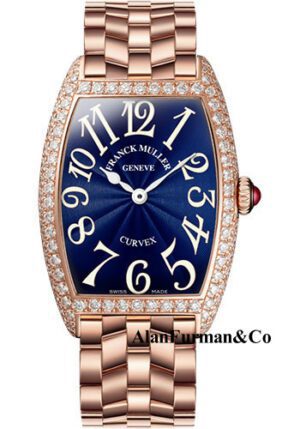 Franck Muller 18K RG Model 1752 QZ D O 5N BLUE