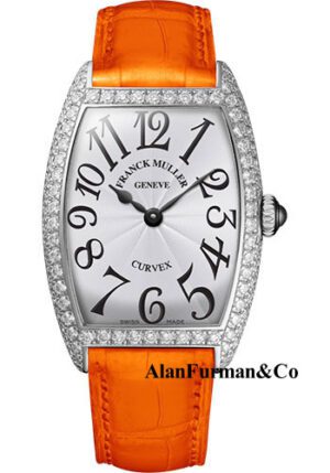 Franck Muller Platinum Model 1752 QZ D PT WHITE ORANGE