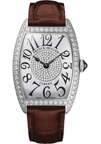 Franck Muller Platinum Model 7502 QZ D 1P PT WHITE BROWN