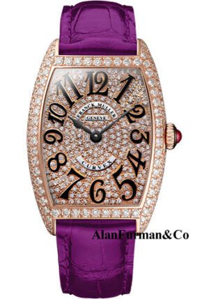 Franck Muller 18K RG Model 7502 QZ D CD 5N PURPLE