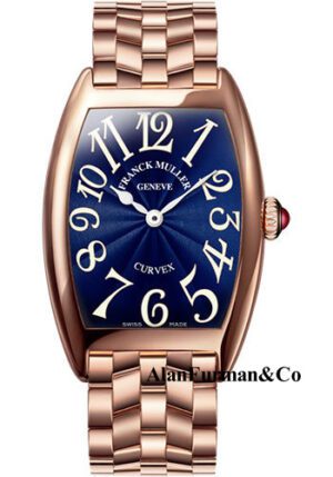 Franck Muller 18K RG Model 7502 QZ O 5N BLUE