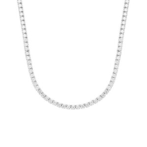 15.50 CTTW Lab-Grown Diamond Tennis Necklace