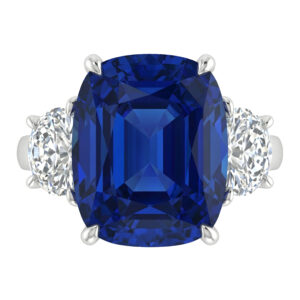 Mare di Vetro Sapphire Ring in Platinum (AFC-SAPPR132)