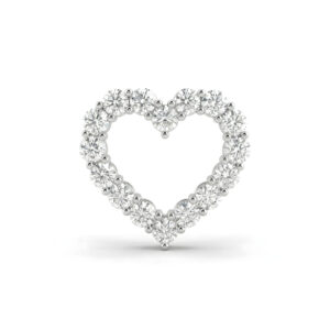 Fedele Amore Pendant in 14K White Gold (AFC-PDIAL571)